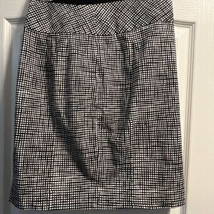 Express black and white pencil skirt